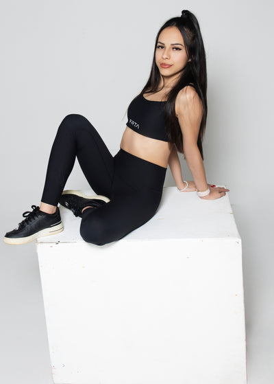 black elevate leggings set