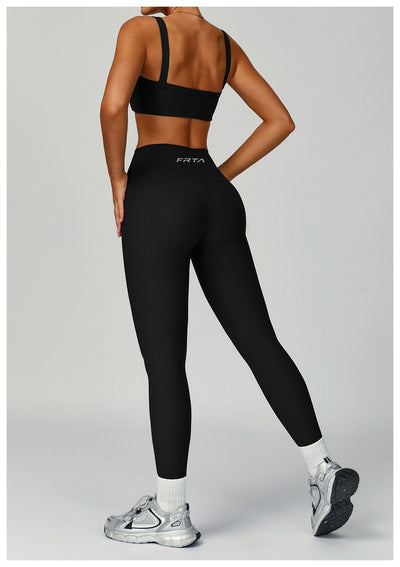black elevate leggings set